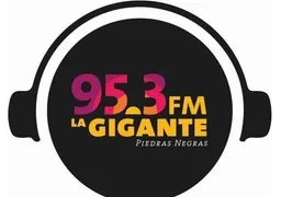  LA GIGANTE 95.3 (Piedras Negras) - 95.3 FM - XHGN-FM - Piedras Negras, Veracruz — Mexico شعار