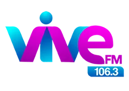  VIVE FM 106.3 (Tehuacán) - 106.3 FM - XHETE-FM - Cinco Radio - Tehuacán, Puebla — Mexico شعار