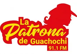  LA PATRONA 91.1 (Guachochi) - 91.1 FM - XHPGUA-FM - Grupo Bustillos Radio - Guachochi, Chihuahua — Mexico شعار